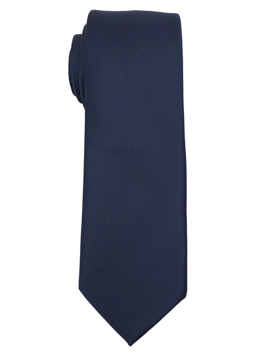 Heritage House 34796 - Boy's Tie - Satin Solid - Navy