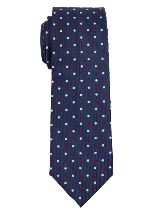 Enrico Sarchi 35135 - Boy's Tie - Polka Dot - Navy/Red