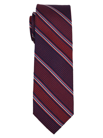 Enrico Sarchi 35138 - Boy's Tie - Stripe - Navy/Red
