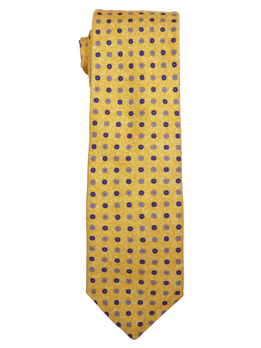 Dion  Boy's Tie 35250 - Neat - Navy/Gold