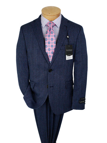 Lauren Ralph Lauren 35422 Boy's Suit Separate Jacket - Plaid - Navy