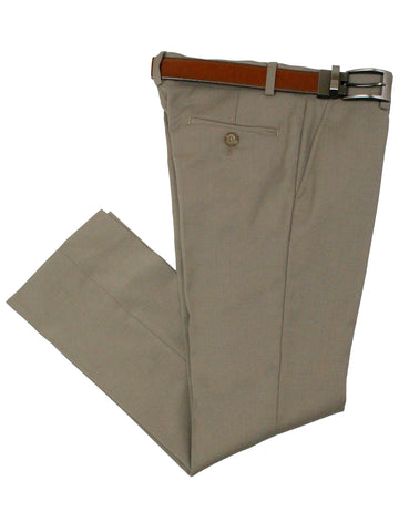 Michael Kors 35461 Boy's Dress Pants - Solid Gab - Tan