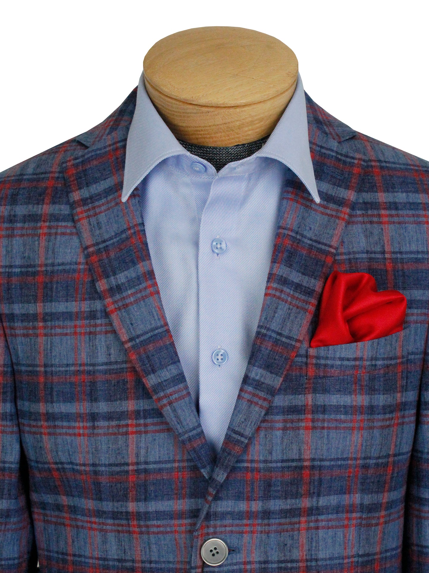 Lauren Ralph Lauren 35481 Boy's Sport Coat - Plaid - Navy/Red