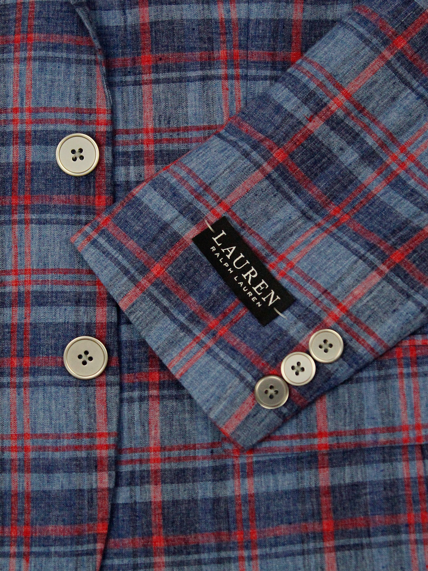 Lauren Ralph Lauren 35481 Boy's Sport Coat - Plaid - Navy/Red