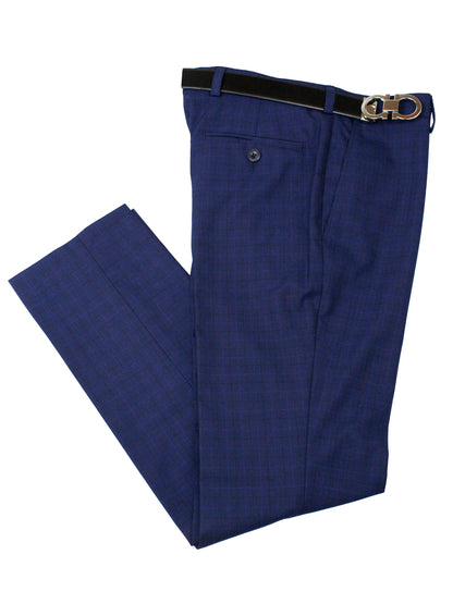 Michael Kors 35694 - Skinny Fit Suit - Plaid - Bright Navy