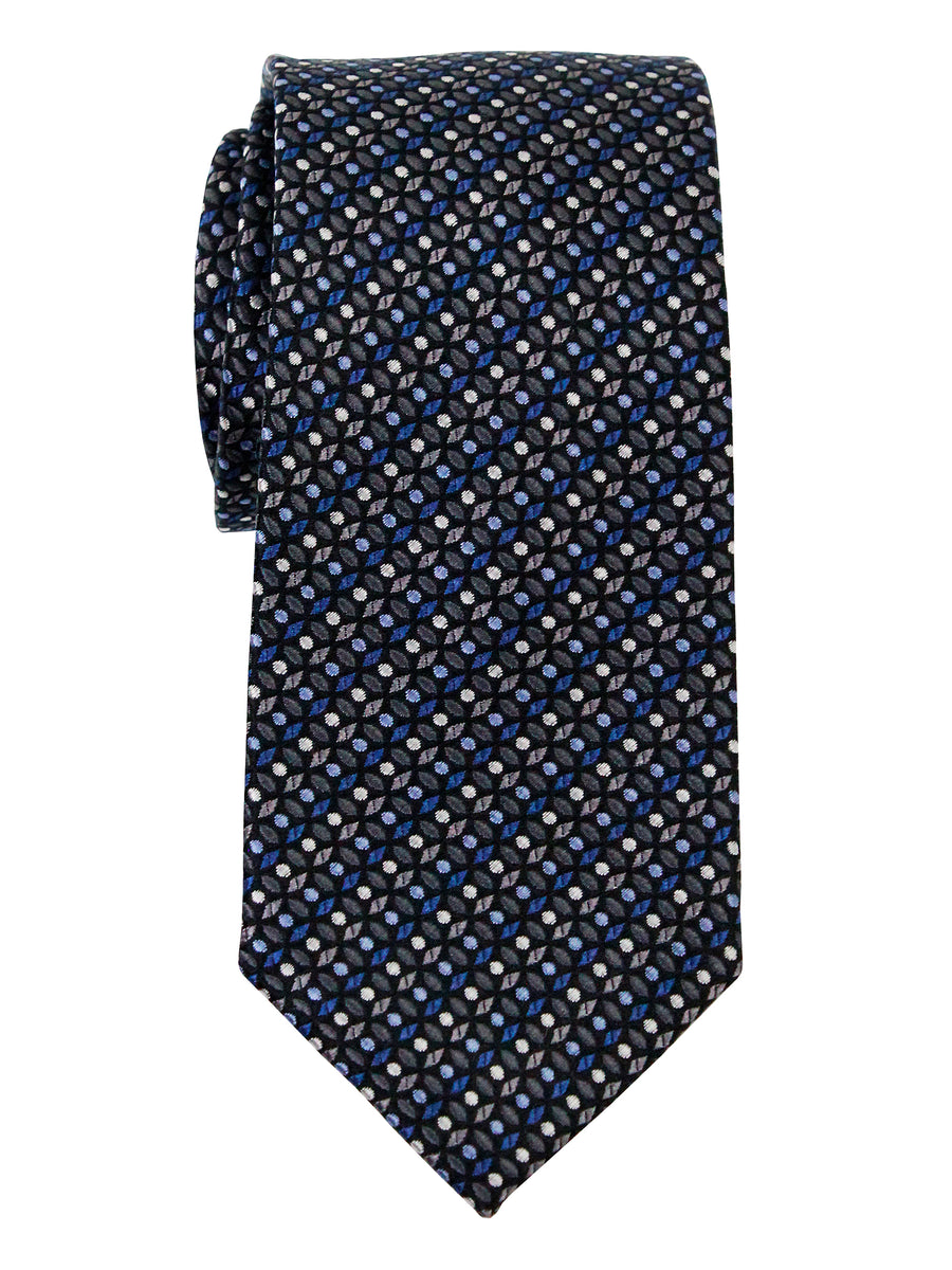 Heritage House 35724 - Boy's Tie - Neat - Black/Blue