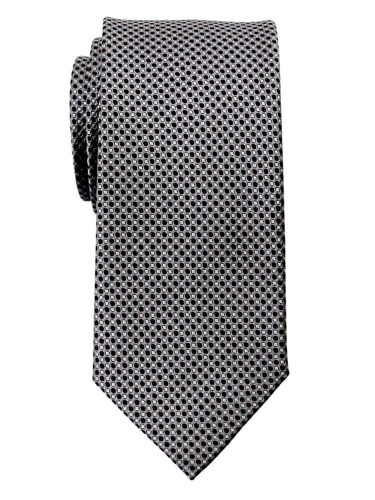 Heritage House 35725 - Boy's Tie - Neat - Silver/Black