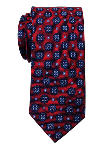 Heritage House 35741 - Boy's Tie - Neat - Red/Navy