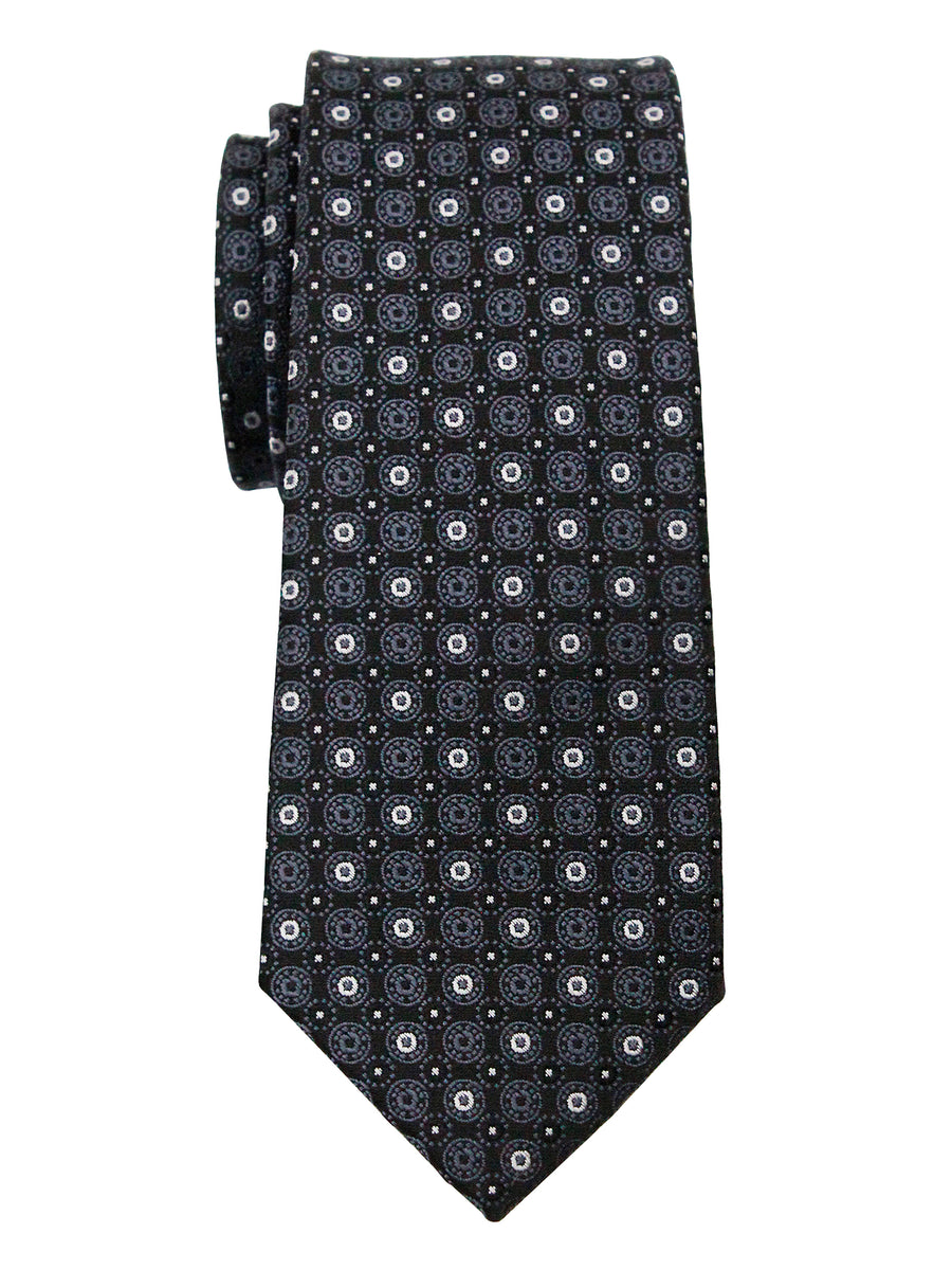 Heritage House 35746 - Boy's Tie - Neat - Black/Grey