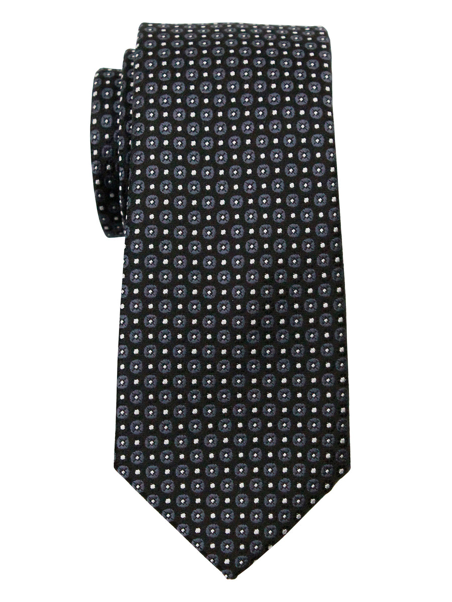 Heritage House 35753 - Boy's Tie - Neat - Black/Grey