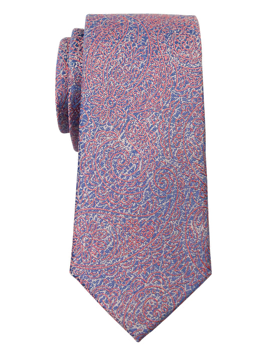 Heritage House 35757 - Boy's Tie - Neat - Orange/Blue