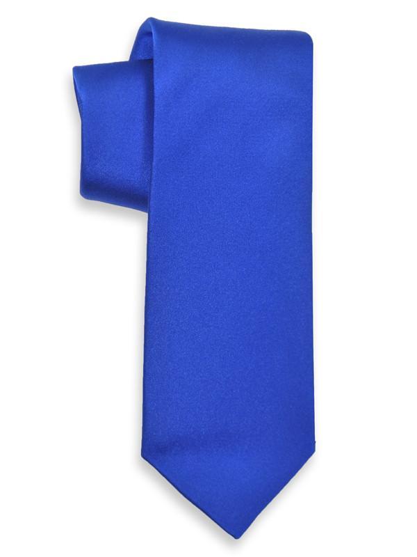 Heritage House 3740 100% Woven Silk Boy's Tie - Solid - Royal Blue