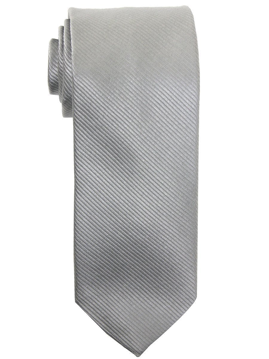Heritage House 3760 100% Silk Boy's Tie - Tonal Stripe - Silver