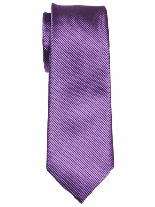 Heritage House 3763 100% Woven Silk Boy's Tie - Neat - Purple(19)