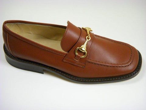 Shoe Be Doo 5392 100% Leather Upper Boy's Shoe - Loafer - Cognac