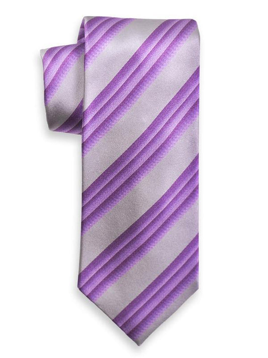Boy's Tie 6593 Silver/Purple