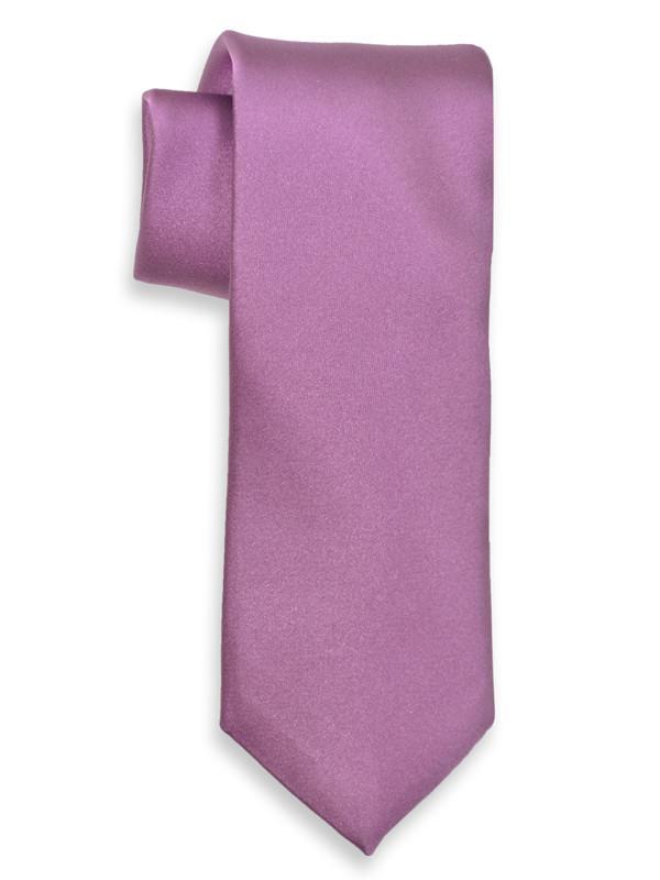 Heritage House 6625 100% Silk Boy's Tie - Solid - Purple