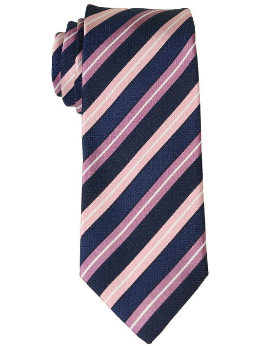 Boy's Tie 7167 Navy/Pink Boys Tie Heritage House 