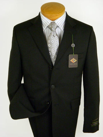 Image of Joseph Abboud 718 100% Wool Boy's Suit Separate Jacket - Solid Gab - Black