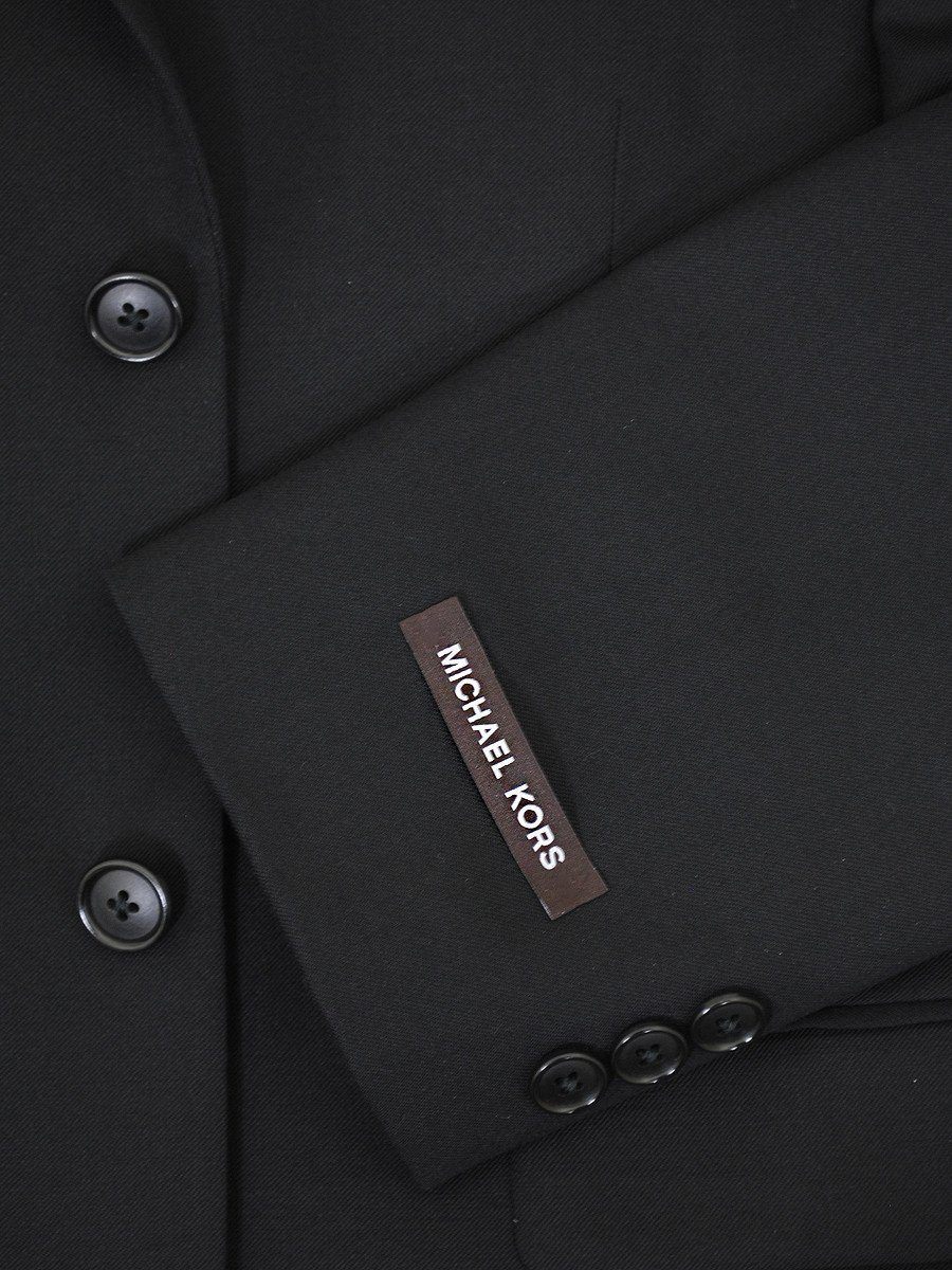 Michael Kors 718 2B Black Boy's Suit Separate Jacket - Solid Gabardine - 100% Tropical Worsted Wool