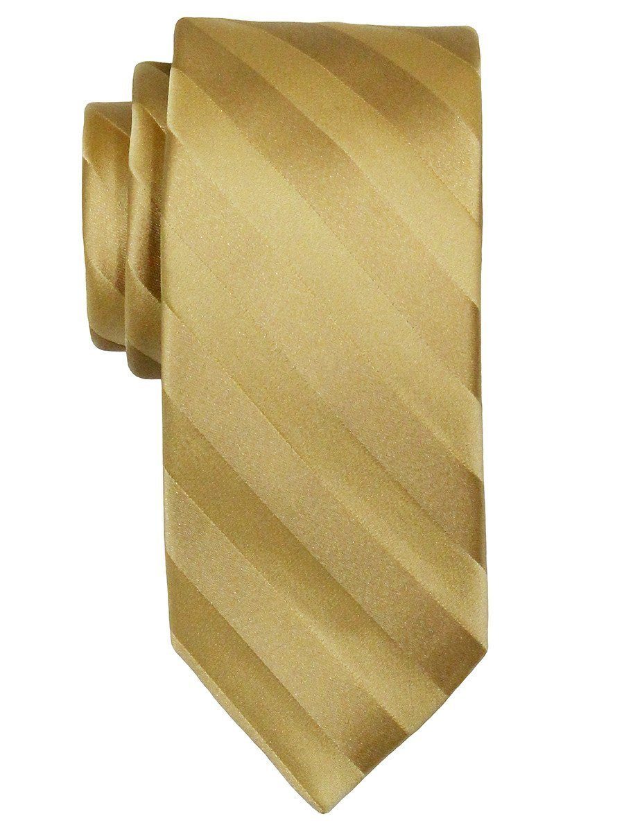 Heritage House 7560 100% Woven Silk Boy's Tie - Tonal Stripe - Gold