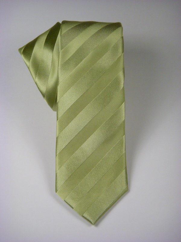 Heritage House 7562 100% Woven Silk Boy's Tie - Tonal Stripe - Green(16)