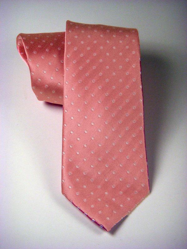 Boy's Tie 7583 Pink/White Boys Tie Heritage House 