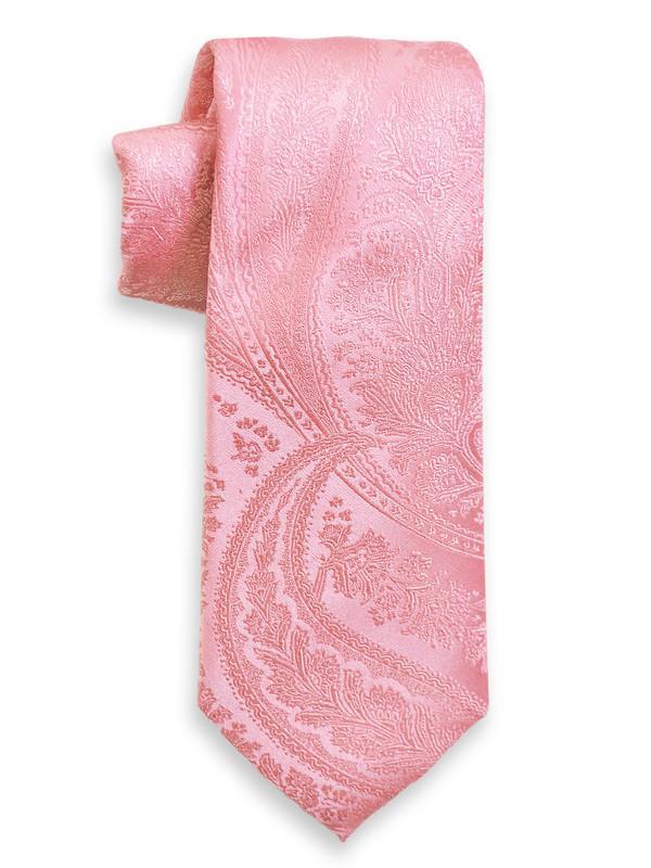 Heritage House 8272 100% Woven Silk Boy's Tie - Paisley - Pink