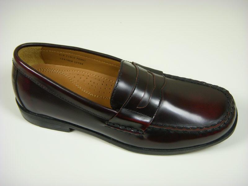 Cole Haan 9558 Leather Boy's Shoe - Penny Loafer - Burgundy