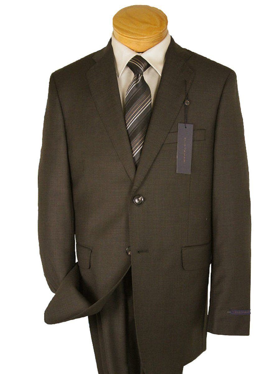 Elie Tahari 9572 100% Wool Boy's Suit - Weave - Brown