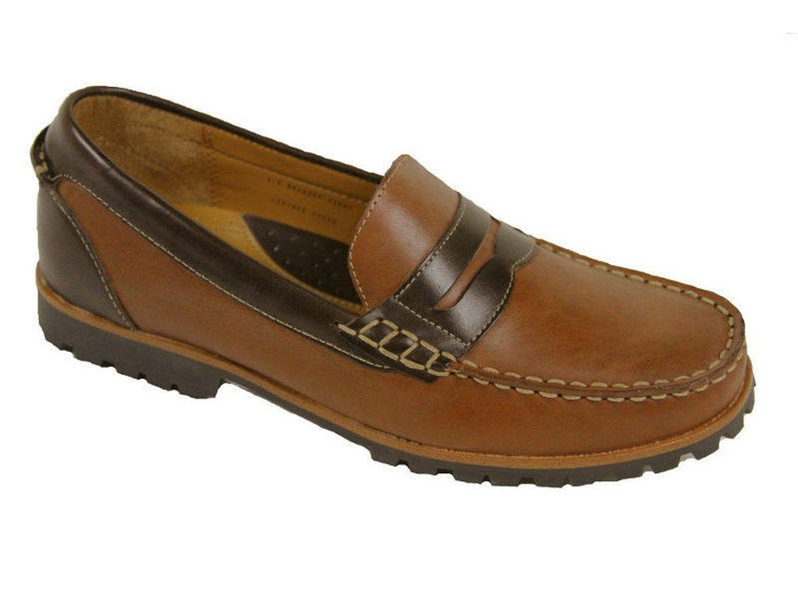 Cole Haan 9641 Leather Boy's Shoe - Penny Loafer - Cogn/Brown