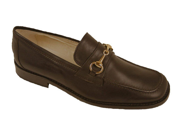 Shoe Be Doo 7066 Leather Boy's Shoe - Cap Toe - Brown main image 1