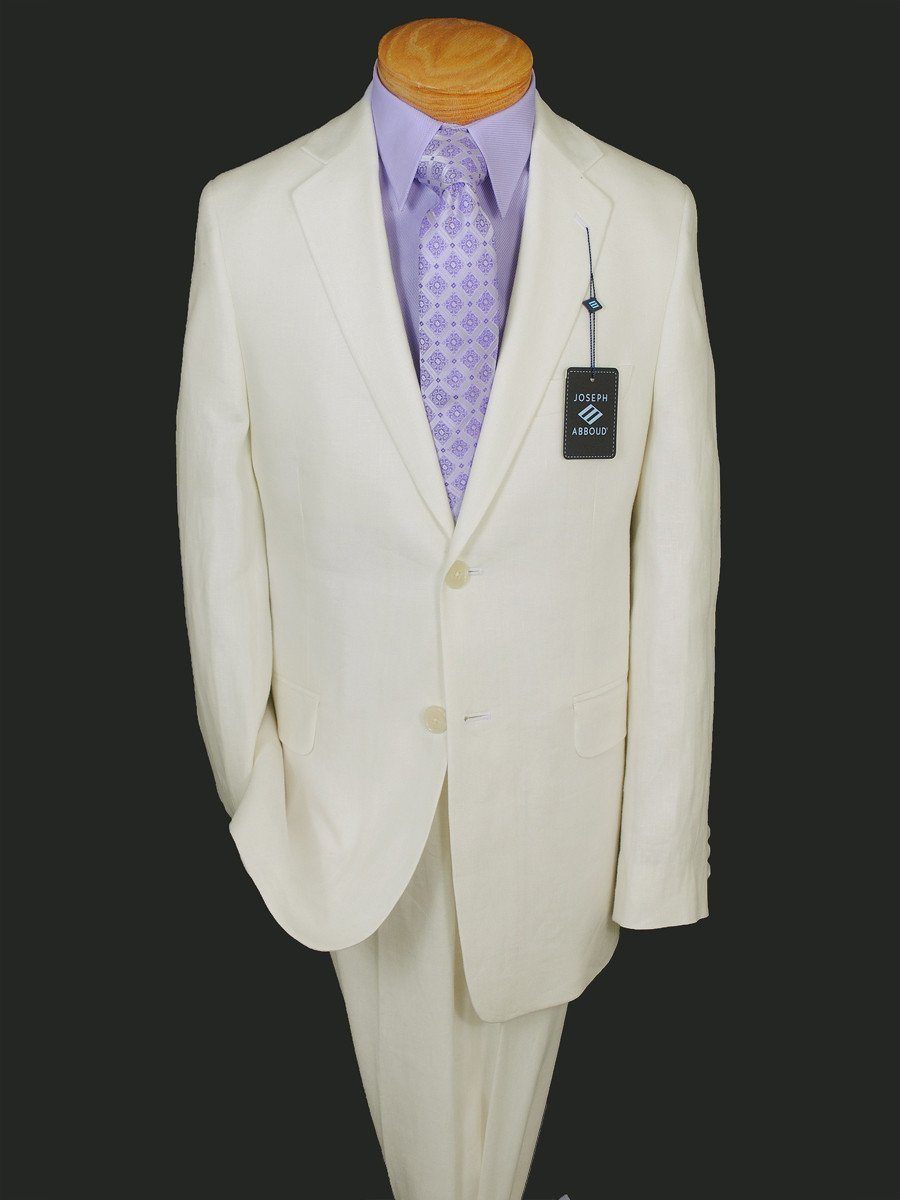 Joseph Abboud 11686 100% Linen Boy's Suit - Linen - Crème