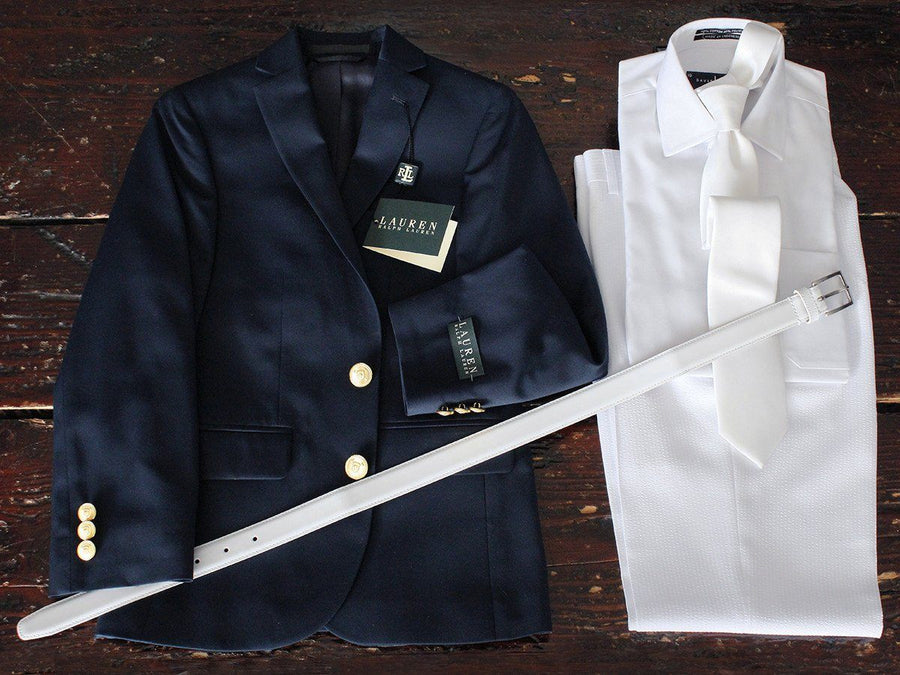 Complete Navy Blazer Outfit 21754 Boys Suit Bundle Lauren 