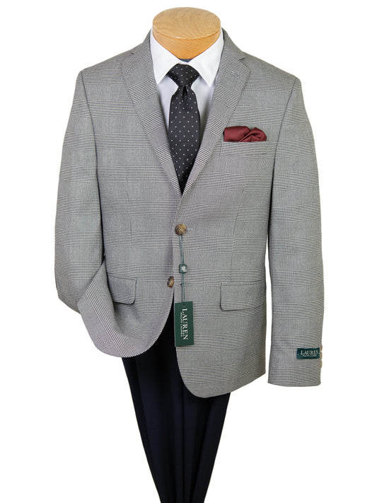 Lauren Ralph Lauren 29605 Boy's Sport Coat  - Plaid - Black/Off-White