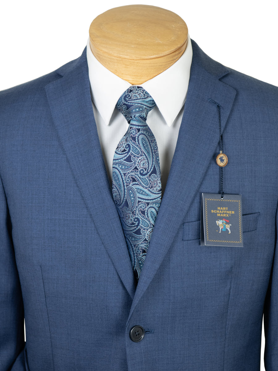 Hart Schaffner Marx 32399  Boy's Suit - Weave - Blue