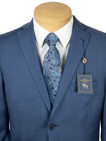 Image of Hart Schaffner Marx 32399  Boy's Suit - Weave - Blue