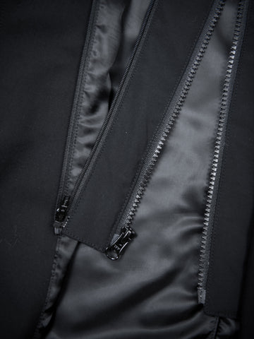Andrew Marc 32200 Boy's Sport Coat - Removable Hoodie - Black