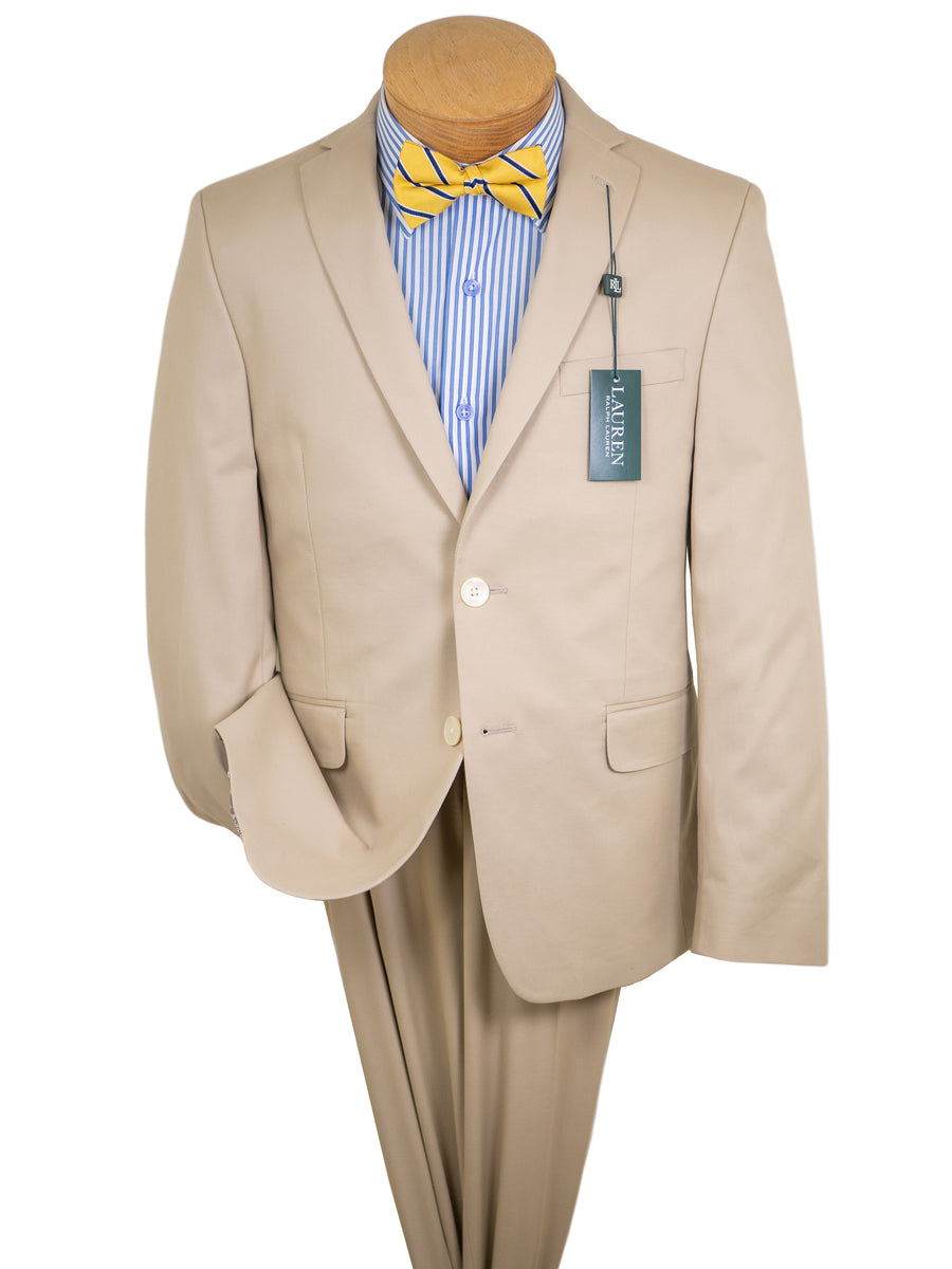 Lauren Ralph Lauren 30648 Boy's Suit Separates Jacket - Cotton Poplin - Tan