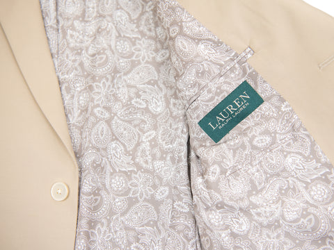 Lauren Ralph Lauren 30648 Boy's Suit Separates Jacket - Cotton Poplin - Tan