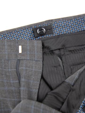 Image of Lauren Ralph Lauren  34921P Boy's Suit Separate Pant - Plaid - Grey