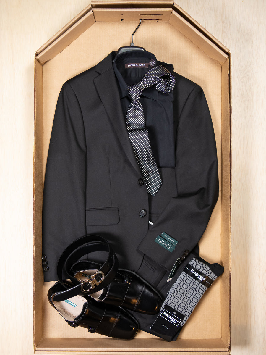 Complete Black Suit Outfit 31616