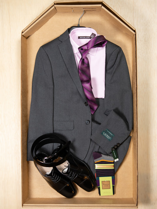 Complete Grey Suit Outfit 31609