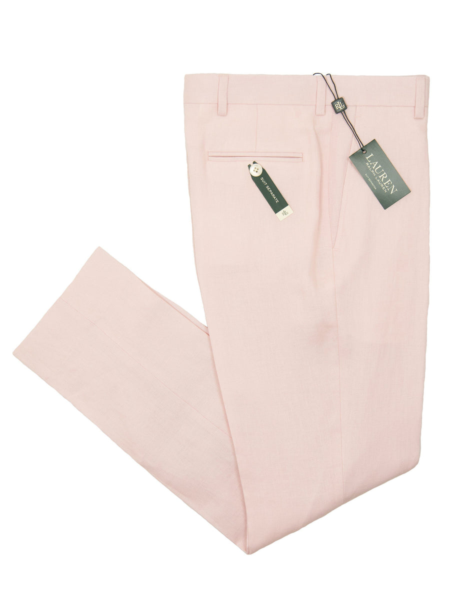 Lauren Ralph Lauren 26108P 100% Linen Boy's Suit Separate Pant - Solid - Pink Boys Suit Separate Pant Lauren 