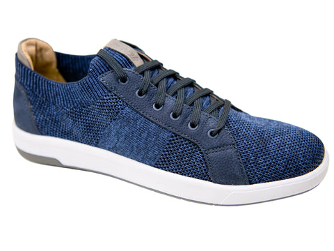 Image of Florsheim 31952 - Boy's Shoe - Crossover Knit Lace to Toe Sneaker - Navy