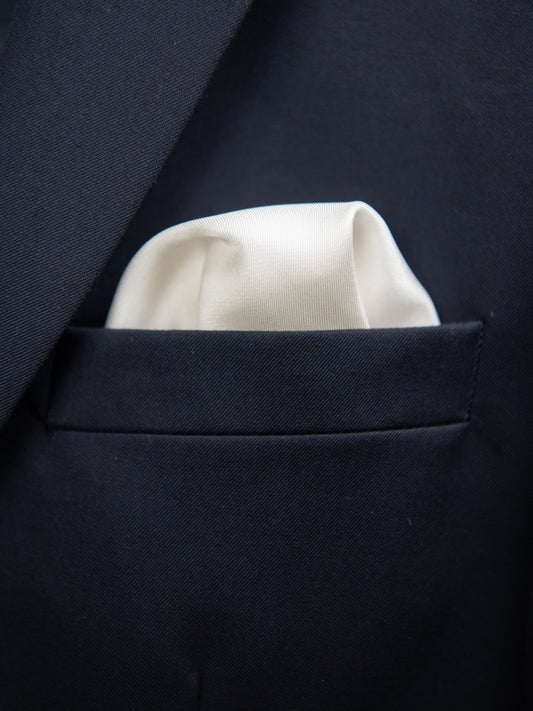 Heritage House 32033 Pocket Square - Solid - White