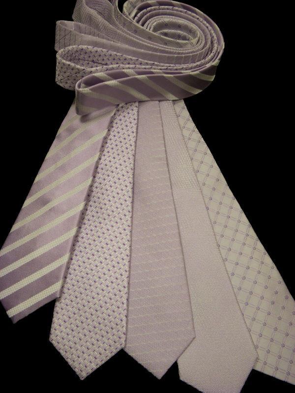 Heritage House 10719 100% Silk Boy's Ties - Tonal - Pastel Purples